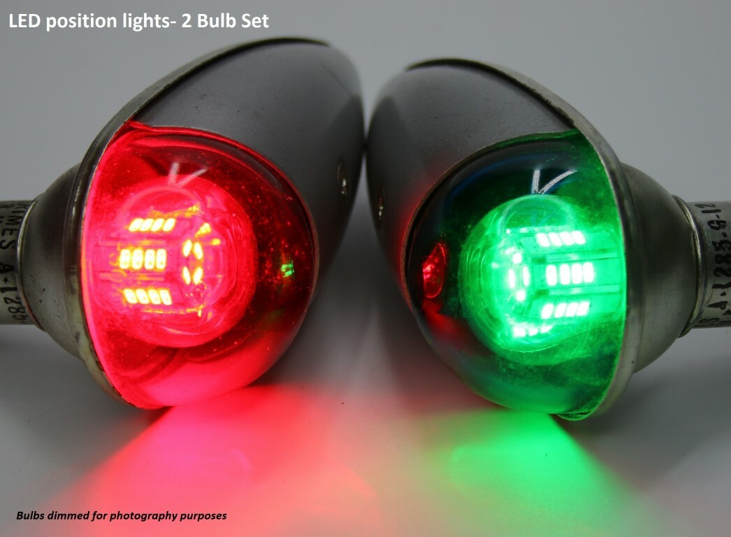 Whelen Grimes Nav Light Bulb RA-7512 W1290 Position LED Bulbs - 2 pack