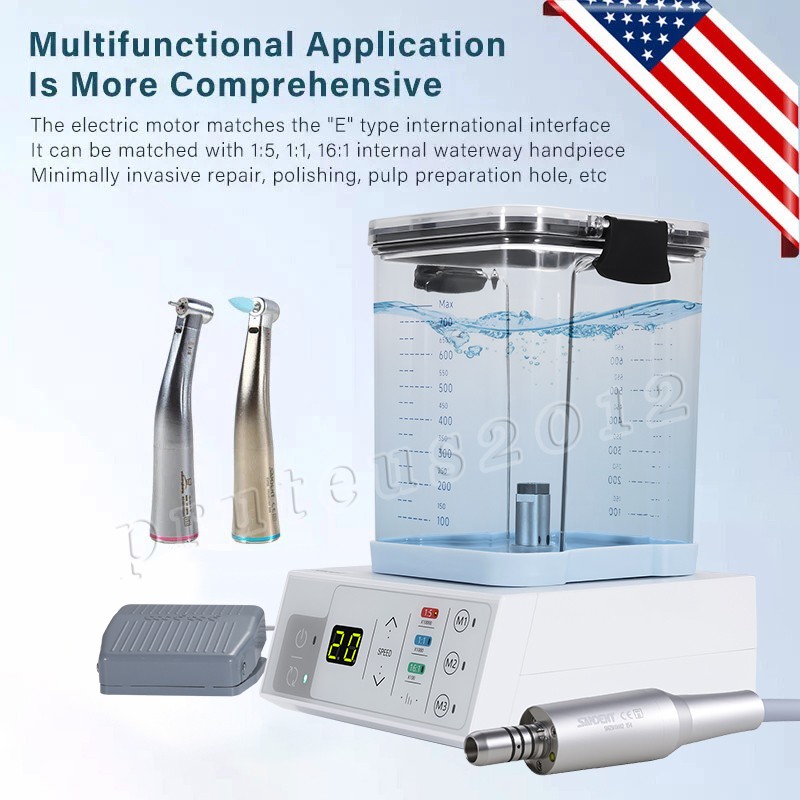 NSK Style Dental Brushless LED Electric Micro Motor/1:5 1:1 Increasing Handpiece