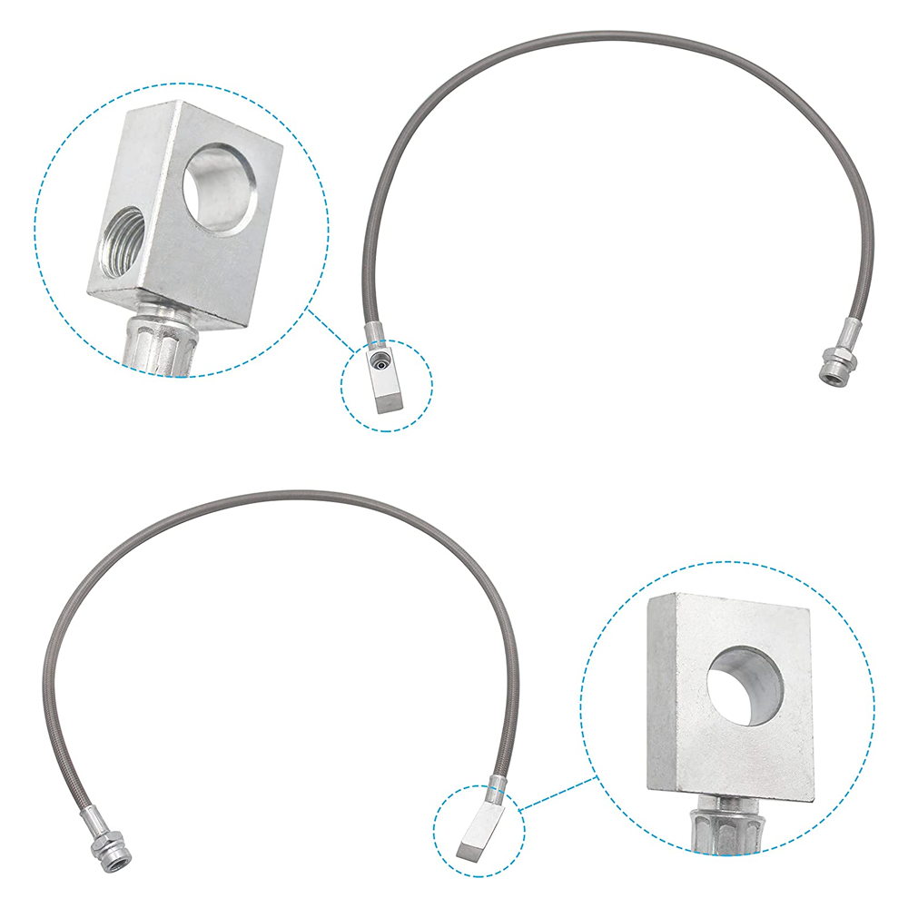 Extended Stainless Brake Lines For 87-06 Jeep Wrangler TJ YJ 84-01 Cherokee XJ