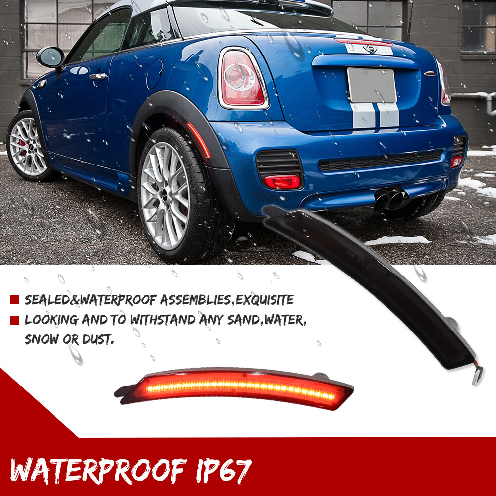 4x For Mini Cooper R55 R56 R57 R58 R59 R60 R61 Front Rear LED Side Marker Lights