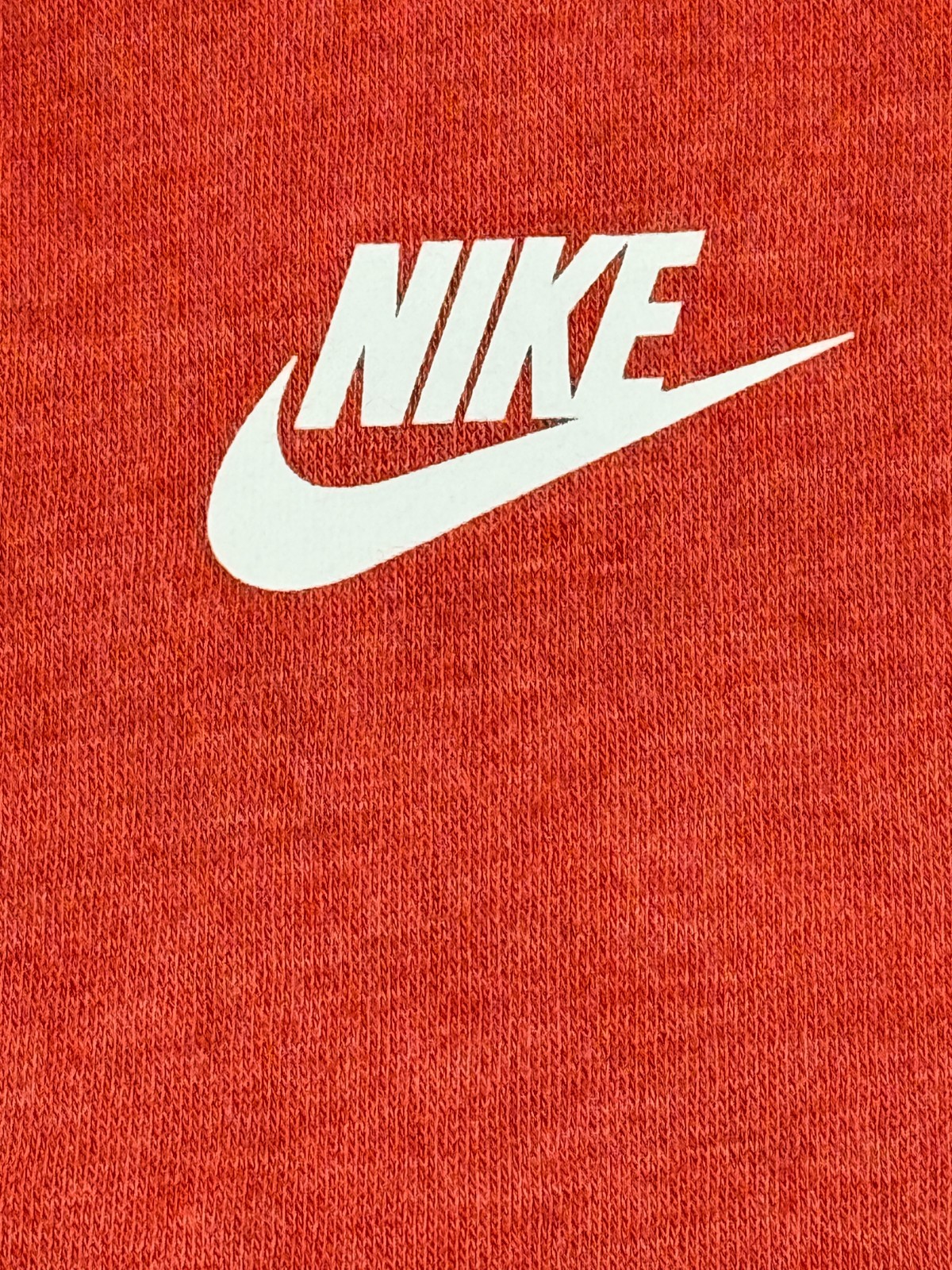 Nike Hoodie Womens XL Orange Quarter Zip Pullover Hooded Sweatshirt Swoosh