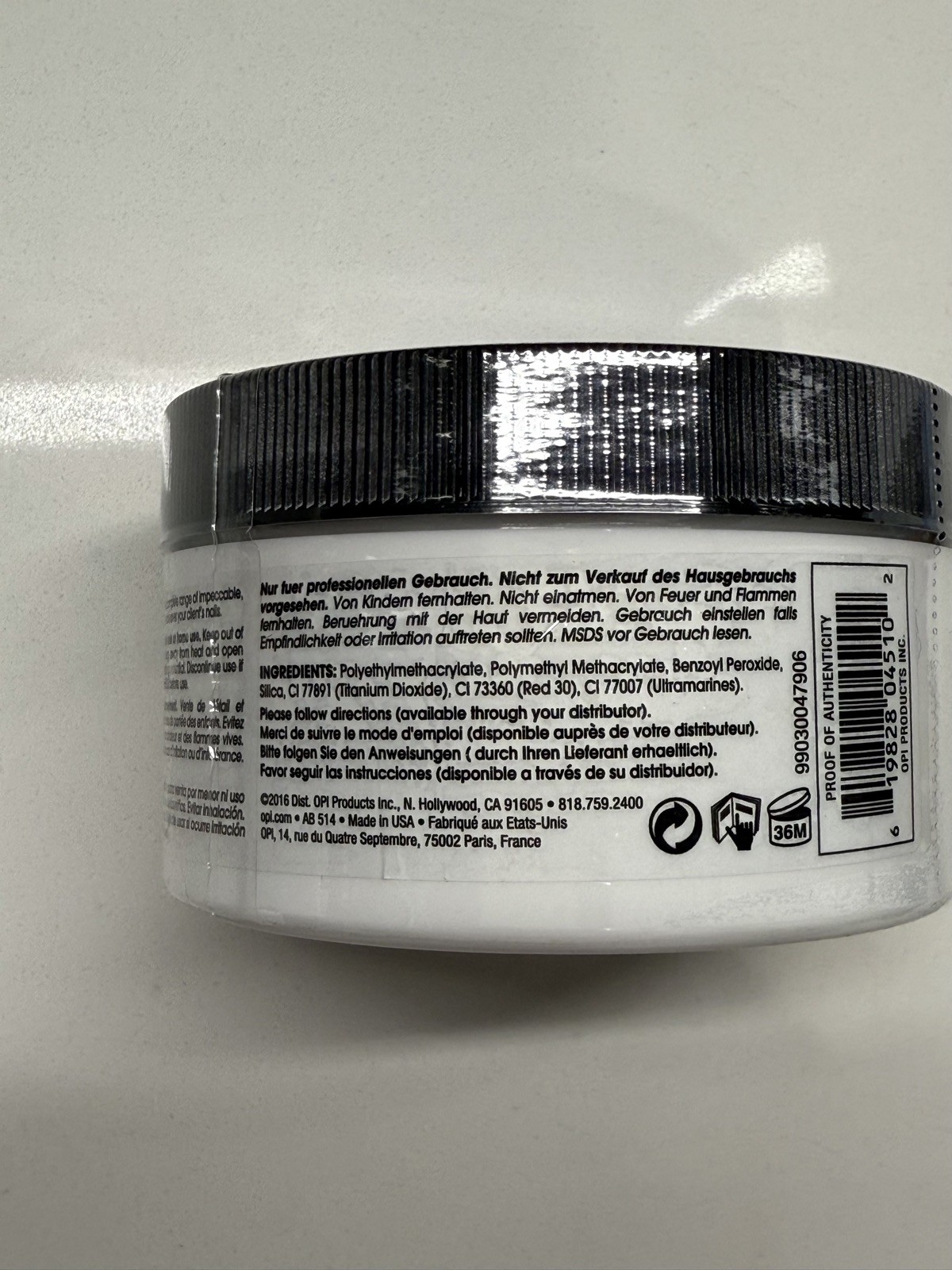 Discontinued OPI Absolute Precision Acrylic Powder 4.4oz Opaque Pink Authentic