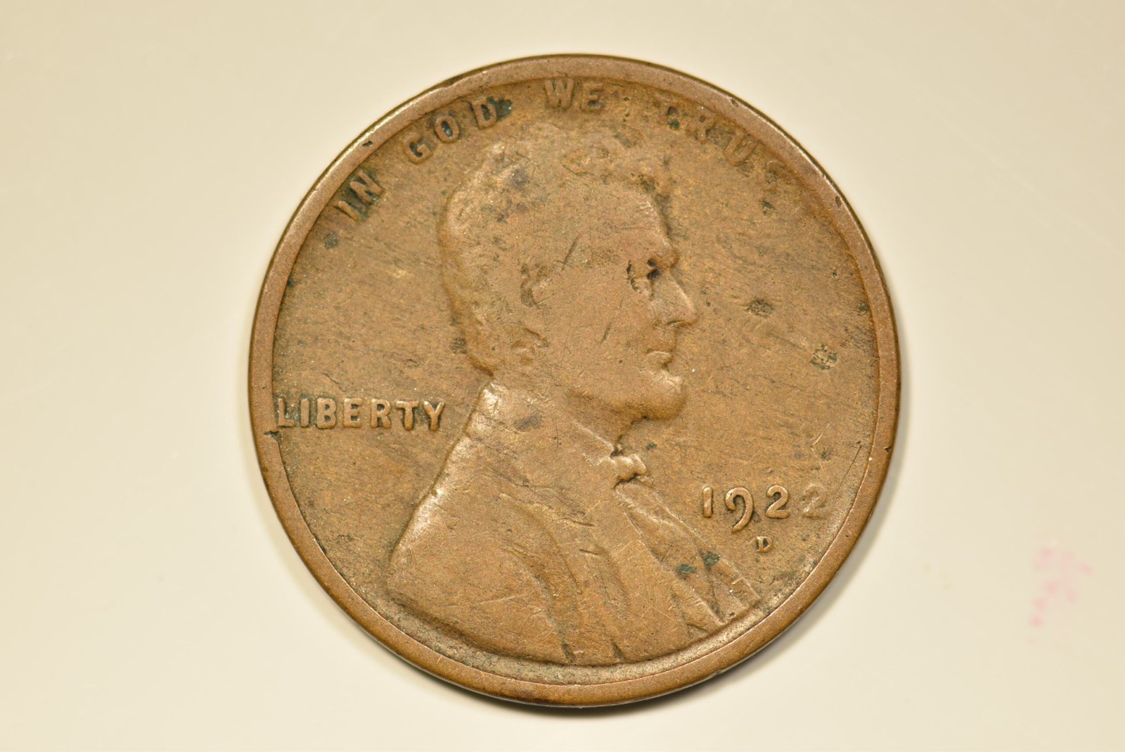 1922-D 1C Lincoln Wheat Cent Good or better S18122