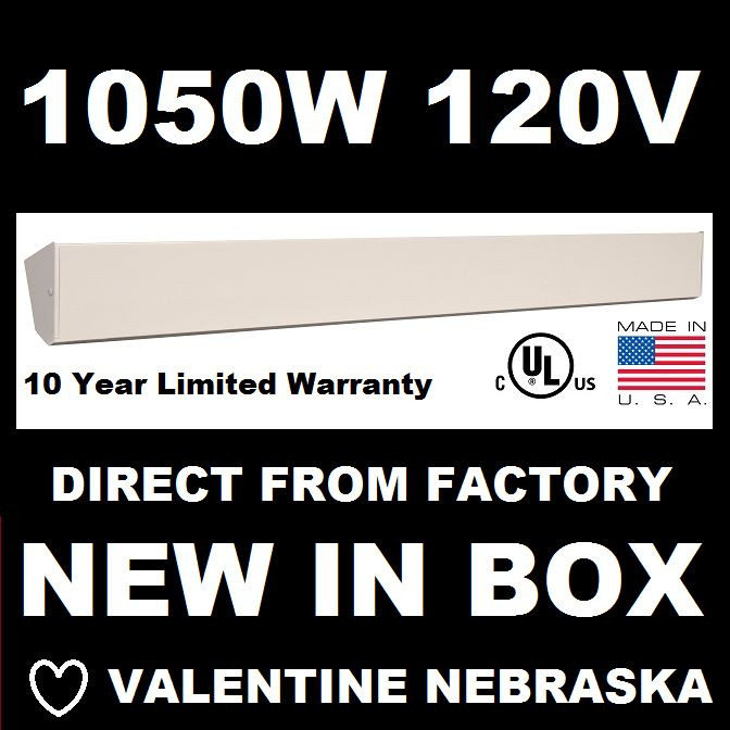 Cove Heater - Comfort Cove Electric Radiant Heater 1050W 240V 83" (7') C-10524