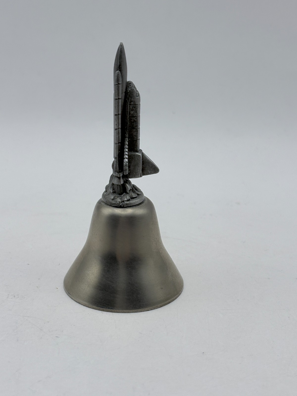 Vintage NASA Souvenir Pewter Bell 3.25" Tall - SPACE SHUTTLE