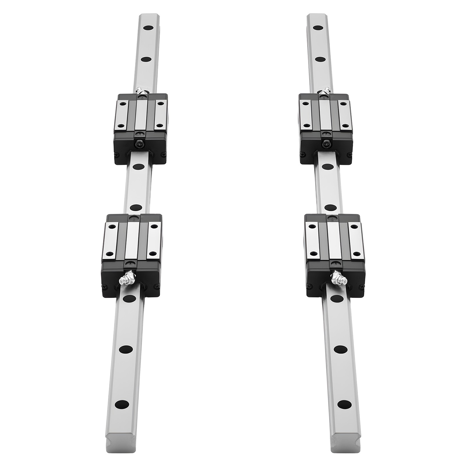 VEVOR Linear Rail Guide Kit HGR20 2PCS 600 mm Linear Rails 1PCS Ball Screw 4PCS