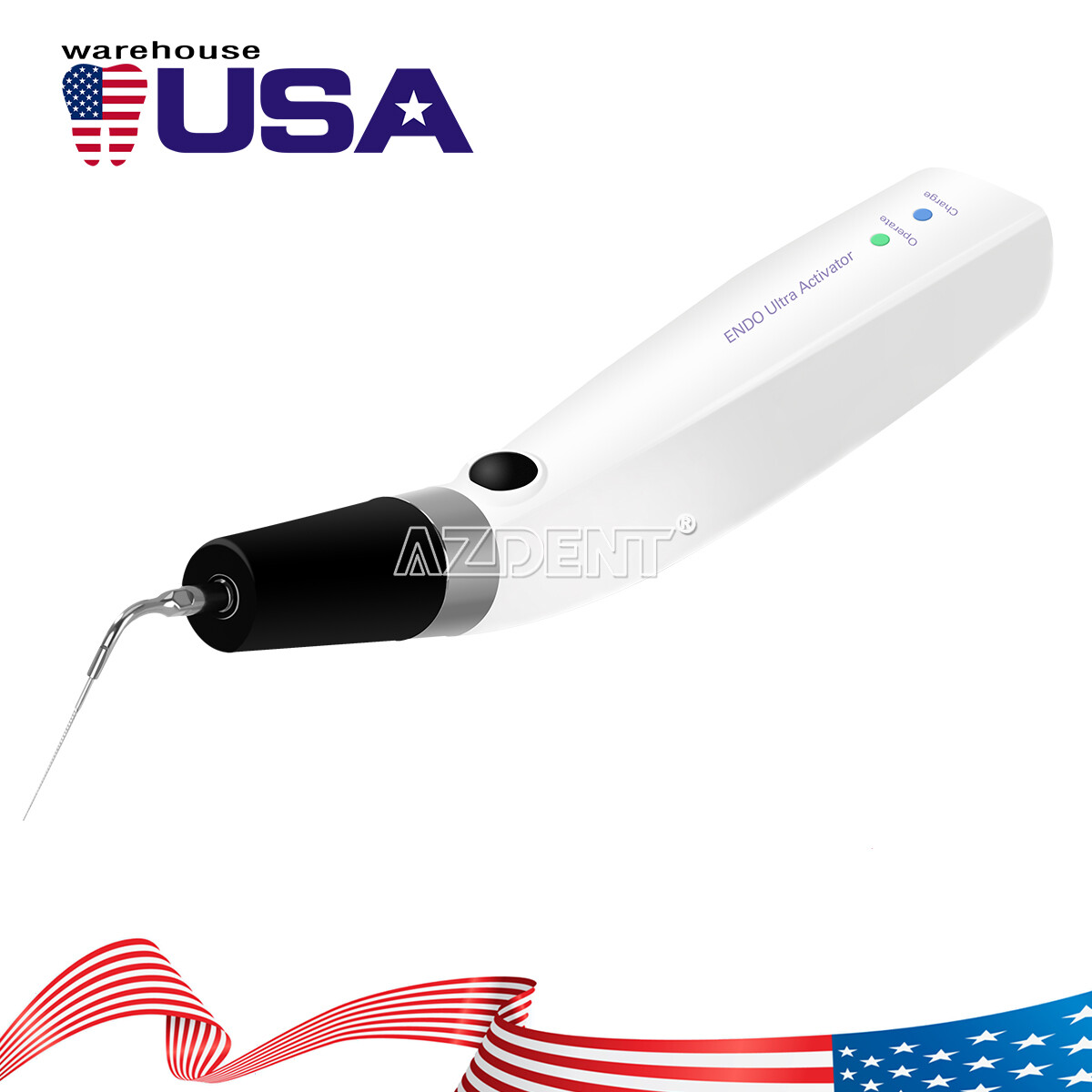 Dental Endo Ultra Activator Ultrasonic Irrigator Root Canal Handpiece 6 Tips