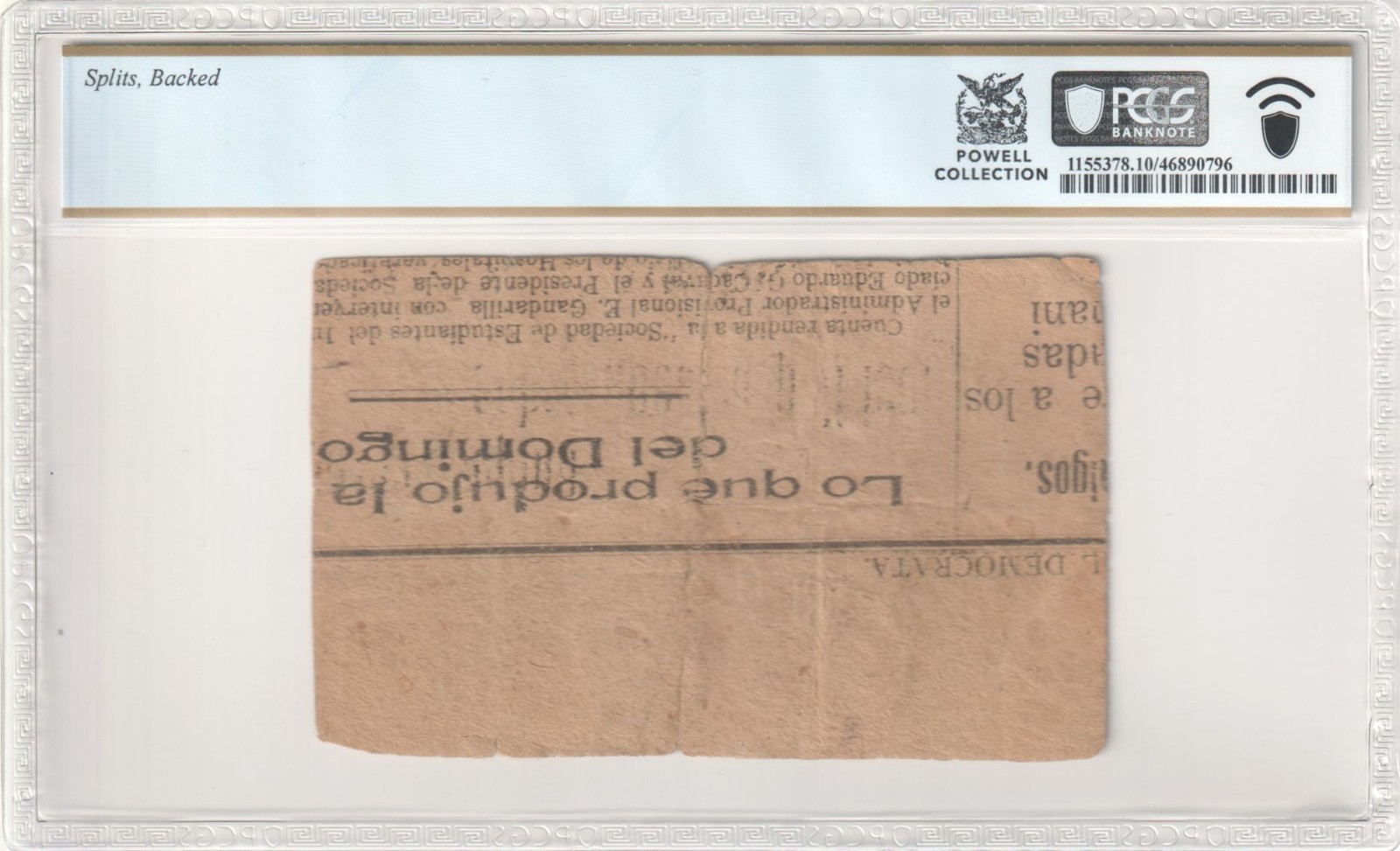 M1474 Mexico Revolution Durango 50 Centavos 1913 P S718 PCGS 10 Scarce Low S/N