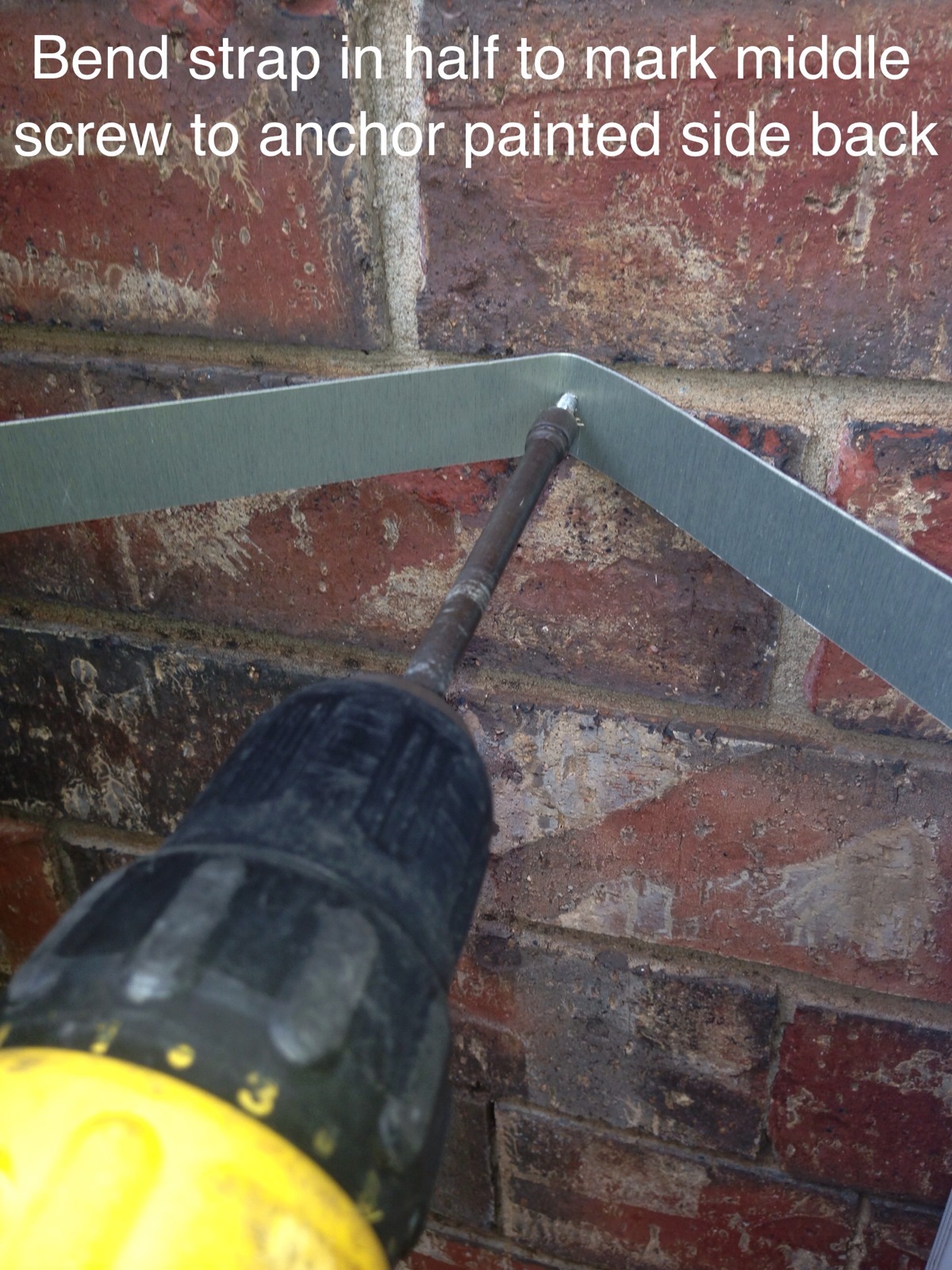 ALUMINUM WRAP AROUND RAIN GUTTER DOWNSPOUT STRAPS 2x3 W/Screws And Anchors , 4