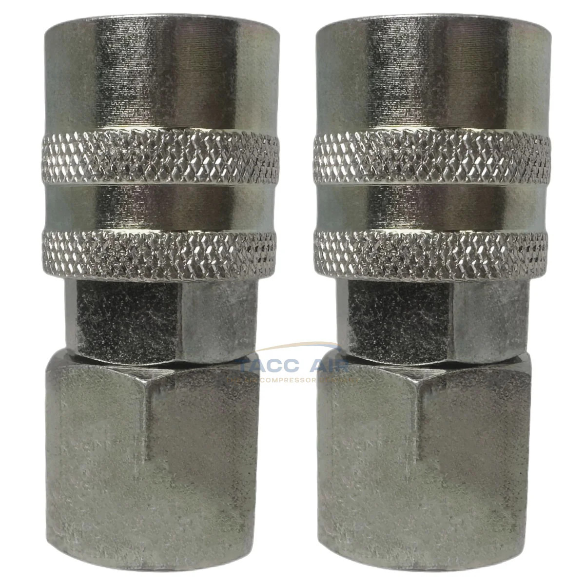 2 Pack Industrial M style Air Compressor Quick Connect Coupler 3/8" NPT Female