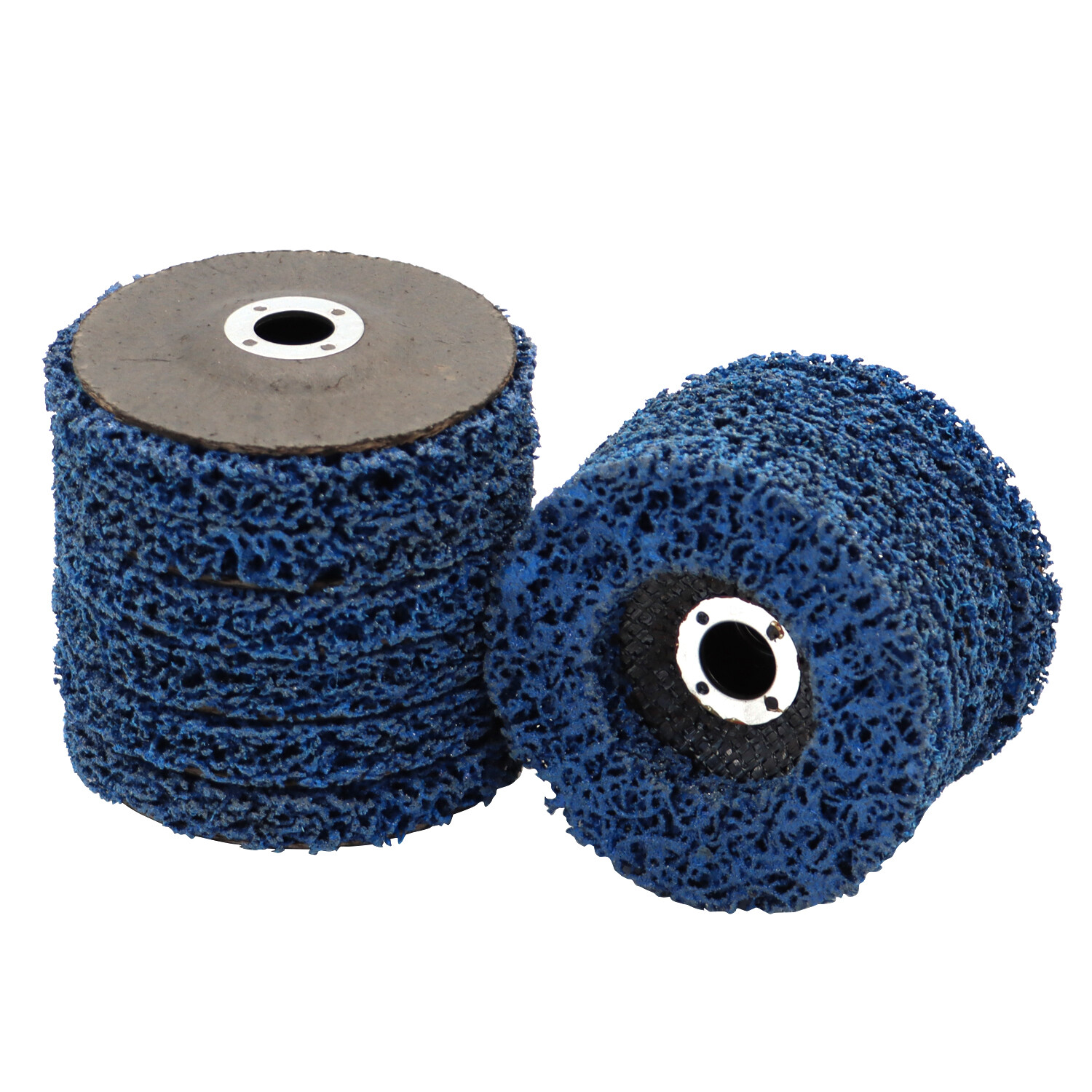 10 Pack - 4" x 5/8" Clean and Strip Discs Paint and Rust Removing Wheels