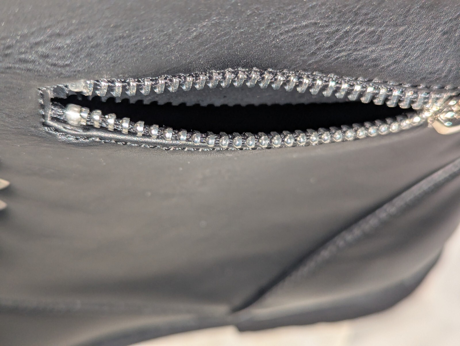 Cinak Women's Size 8 Black Combat Style Boots Zip Compartment