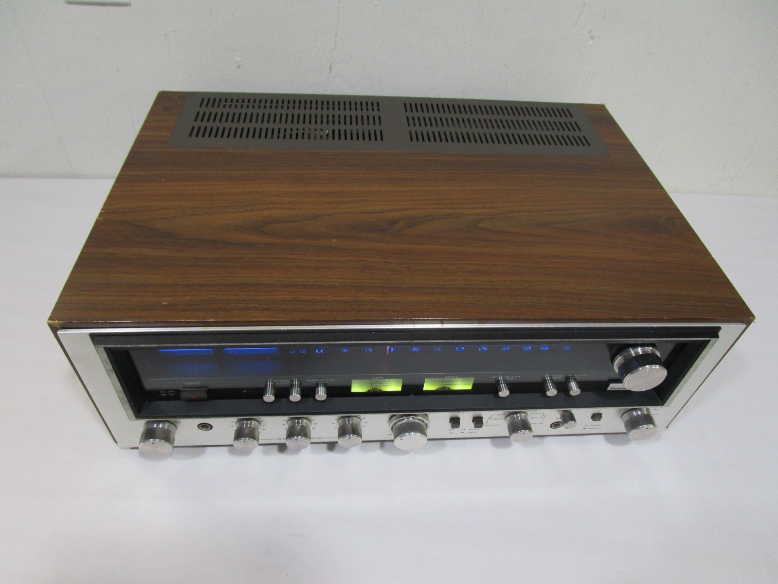 Very Nice Sansui 7070 Stereo Receiver w/ New LEDs - Serviced - Recapped - Cool!