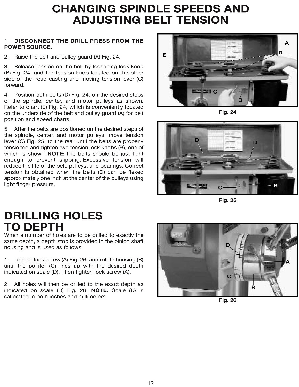 Delta 16 1/2" Drill Press Model 17-900 Instruction & Parts List Manual #2001