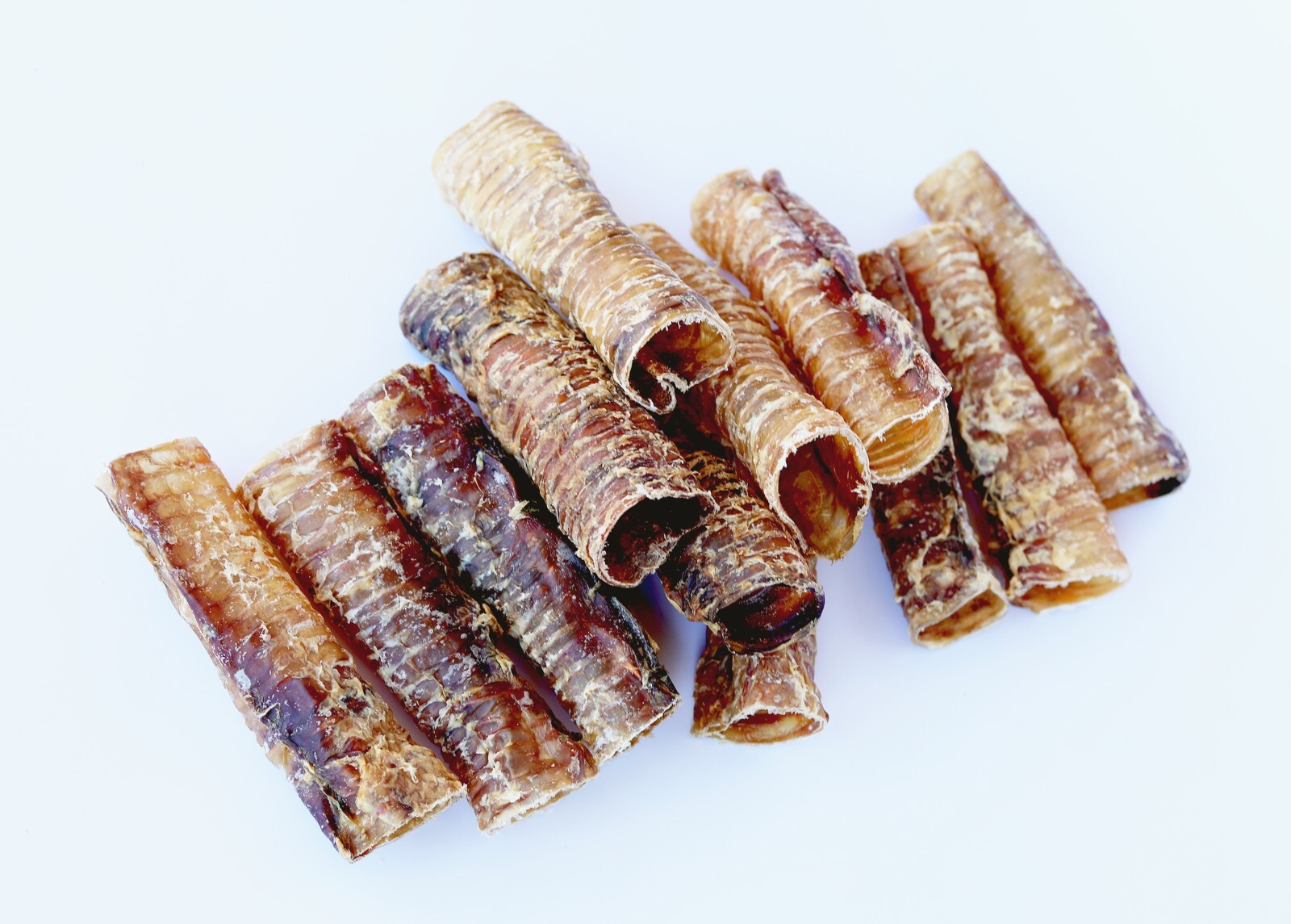 6 INCH Beef Trachea- BULK- Natural Dog Chew-100% BRC CERTIFIED