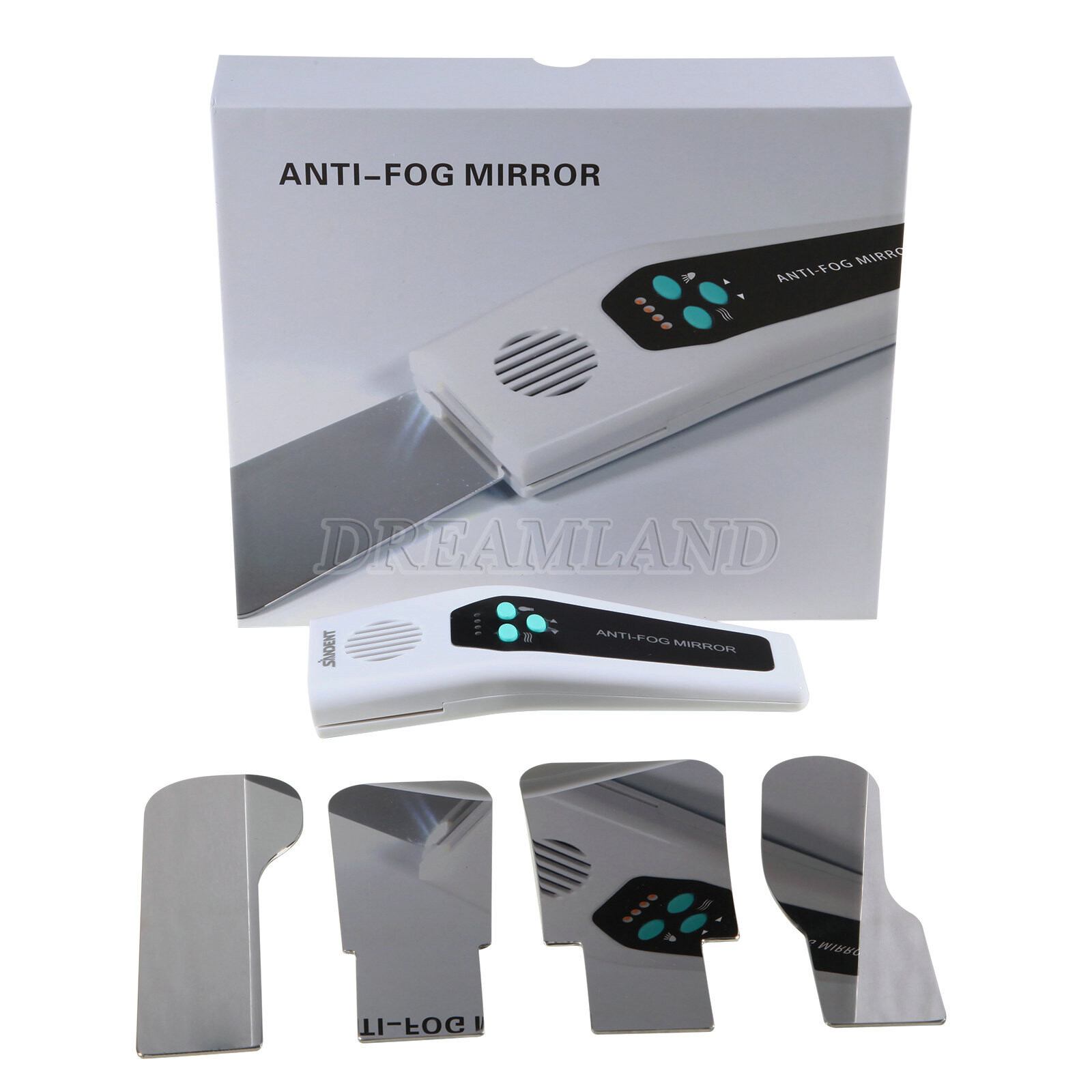Dental Anti-fog Mirrors Photography Reflector No-Fog LED Automatic Mirrors Kit