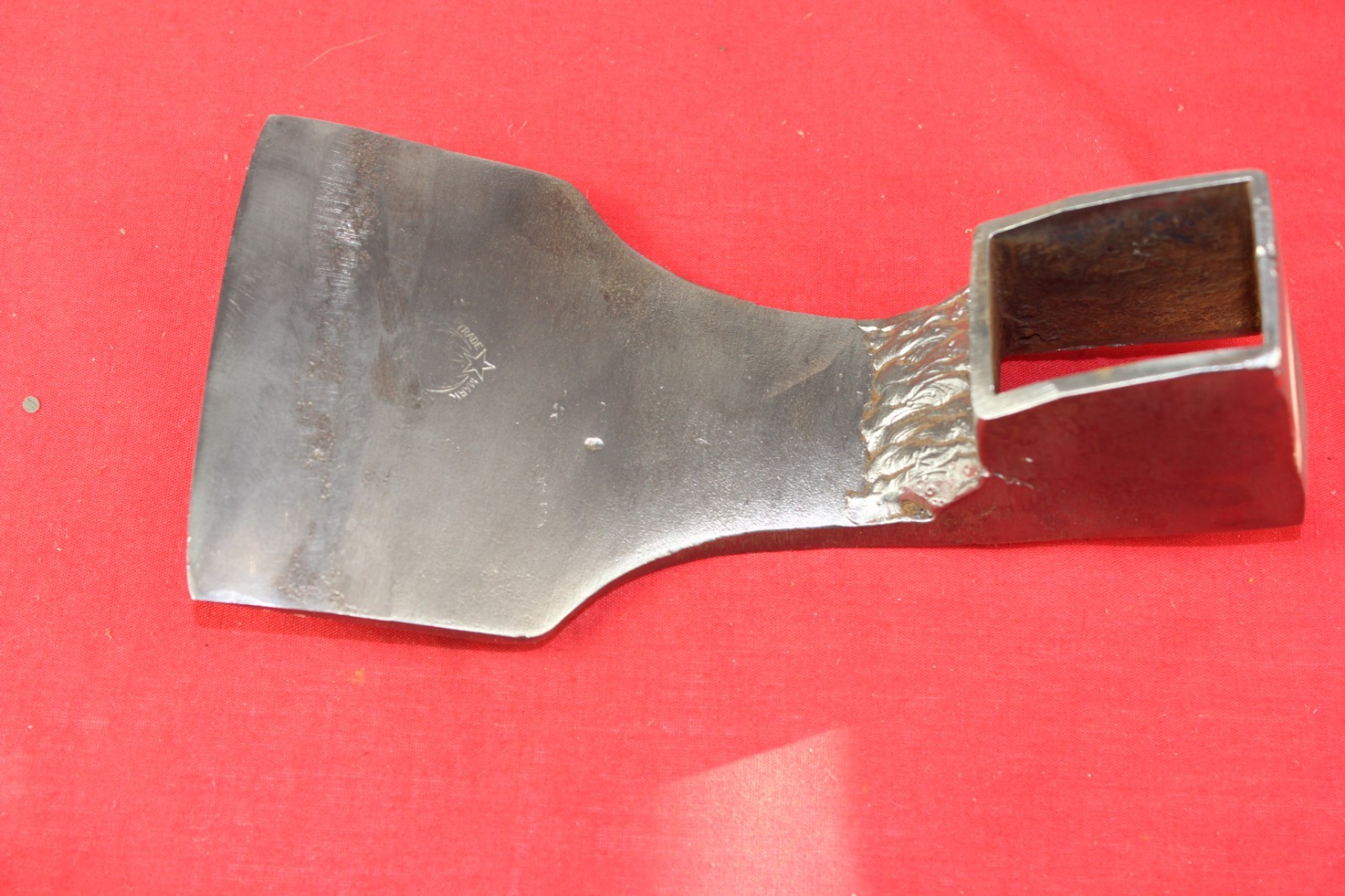 Vintage Adze / Handle Ship Building, 2 lb Trade Mark With STAR