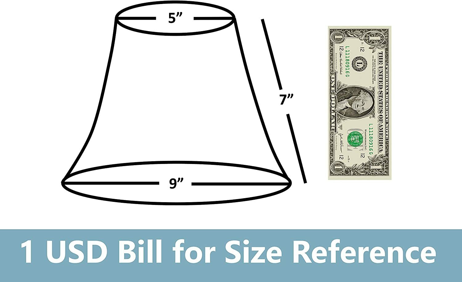 Softback Bell Lampshade, Faux Silk, 5"x 9"x 7", Spider-Fitter, Many colors