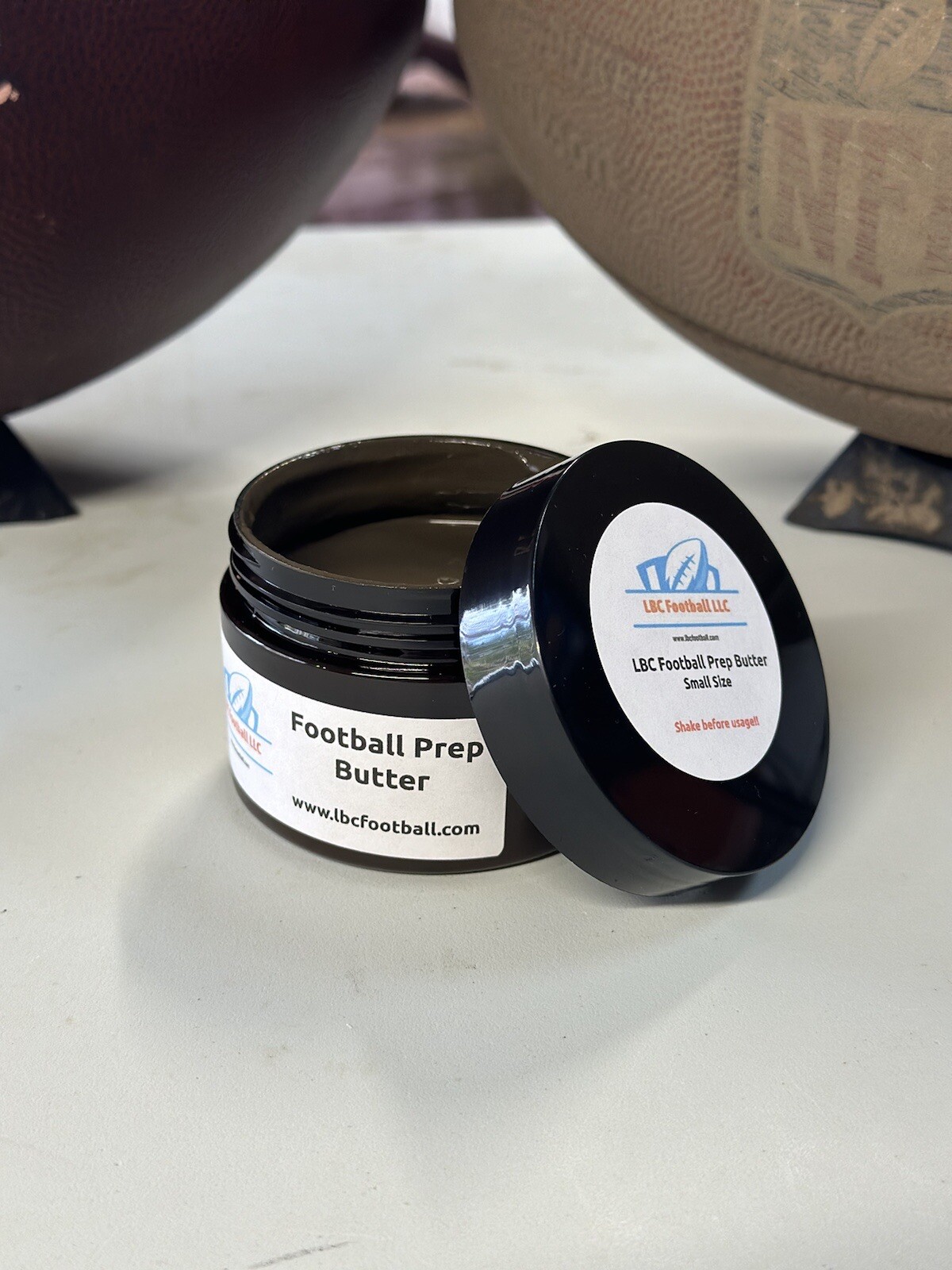 LBC Football Prep Butter Football Mud 8oz Game Prep up to 20 Footballs