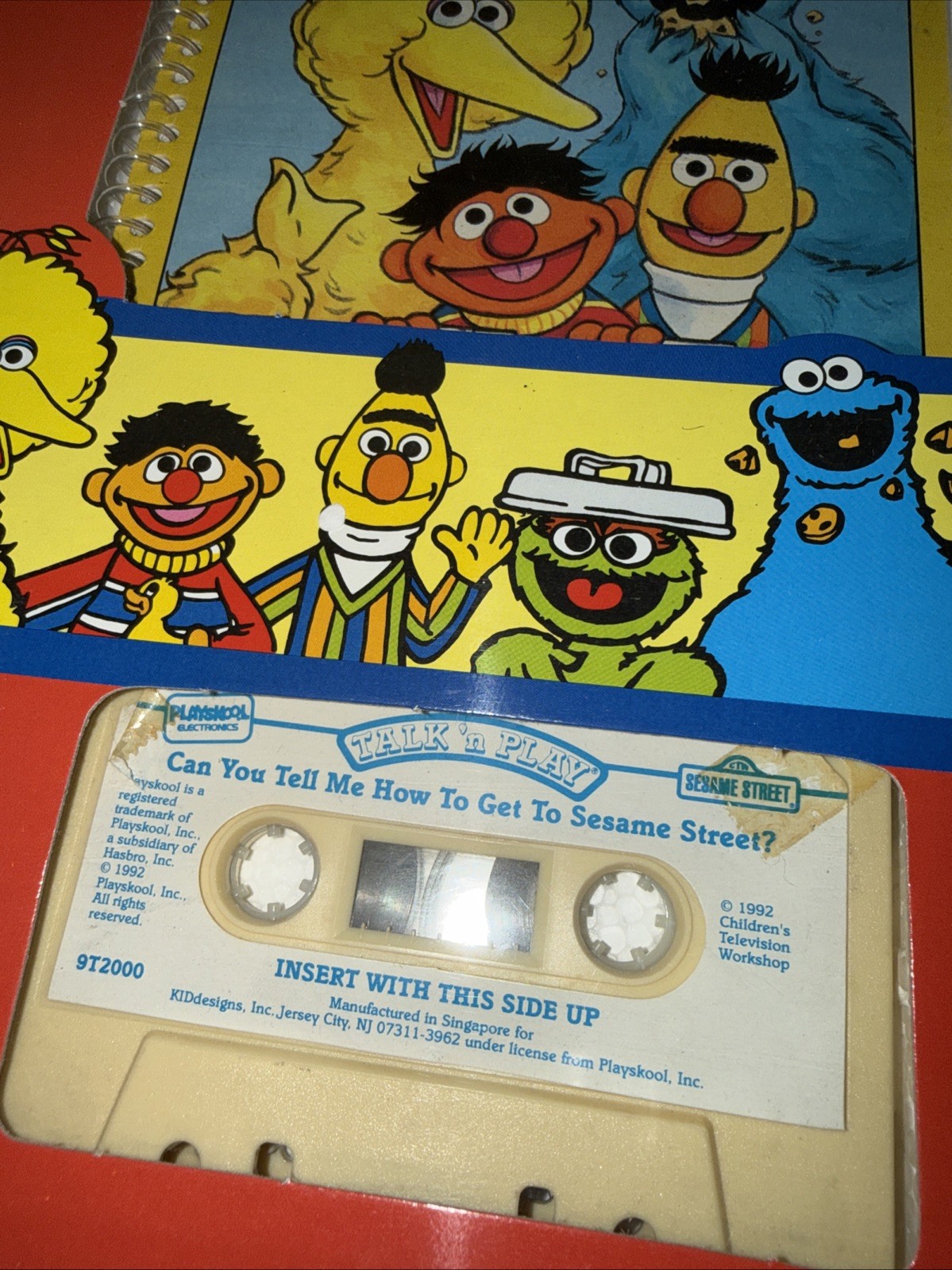 LQQK 1992 Vintage Playskool Talk 'n Play In Box COMPLETE w/ 8 Tapes 9 Books