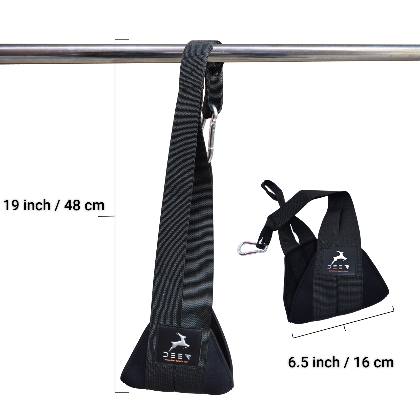 Fitness Hanging Ab Straps for Pull Up Bar & Abdominal Muscle Building