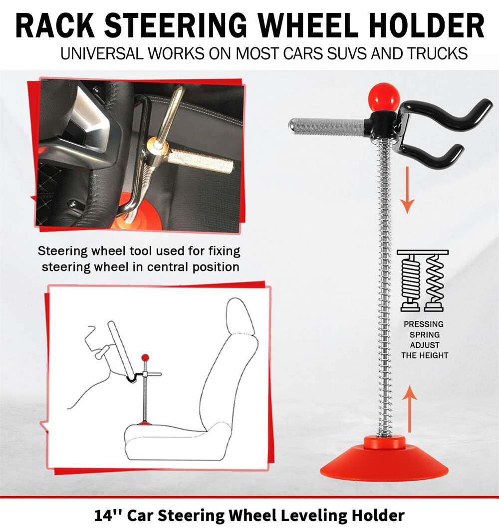 Steering Wheel Holder Car Alignment Steering Wheel Lock Tool For Car Truck Van