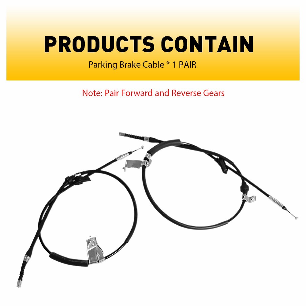 For HONDA 99-00 CIVIC Si 1994-98 Acura Integra Parking Hand Brake Cable Set 2pcs