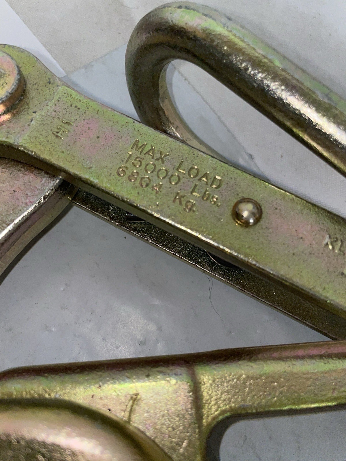 Klein Tools 1628-17 Cable Puller Jaw Grip Style 15,000LB SAFE LOAD 1/2" - 3/4"