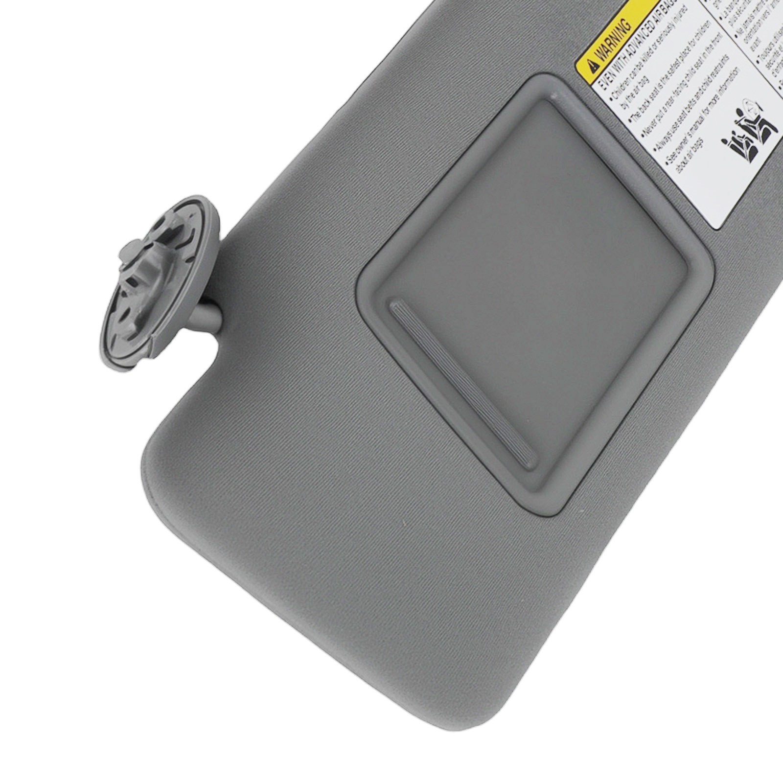 Pair Gray Sun visor w/ Light for Toyota Tacoma 2005-2015 LH RH 7432004210B0