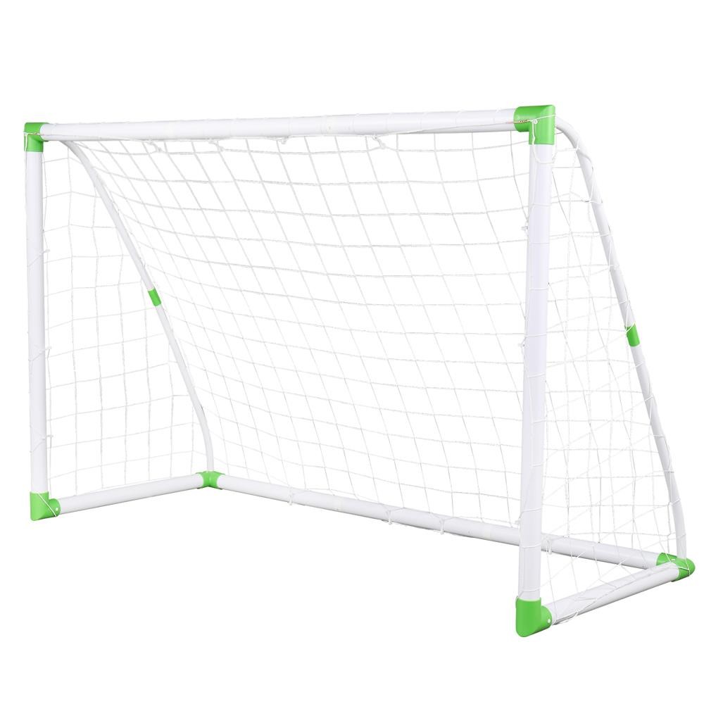 6FT x 4FT Portable Soccer Goal Net Kids Teens Outdoor Football Training