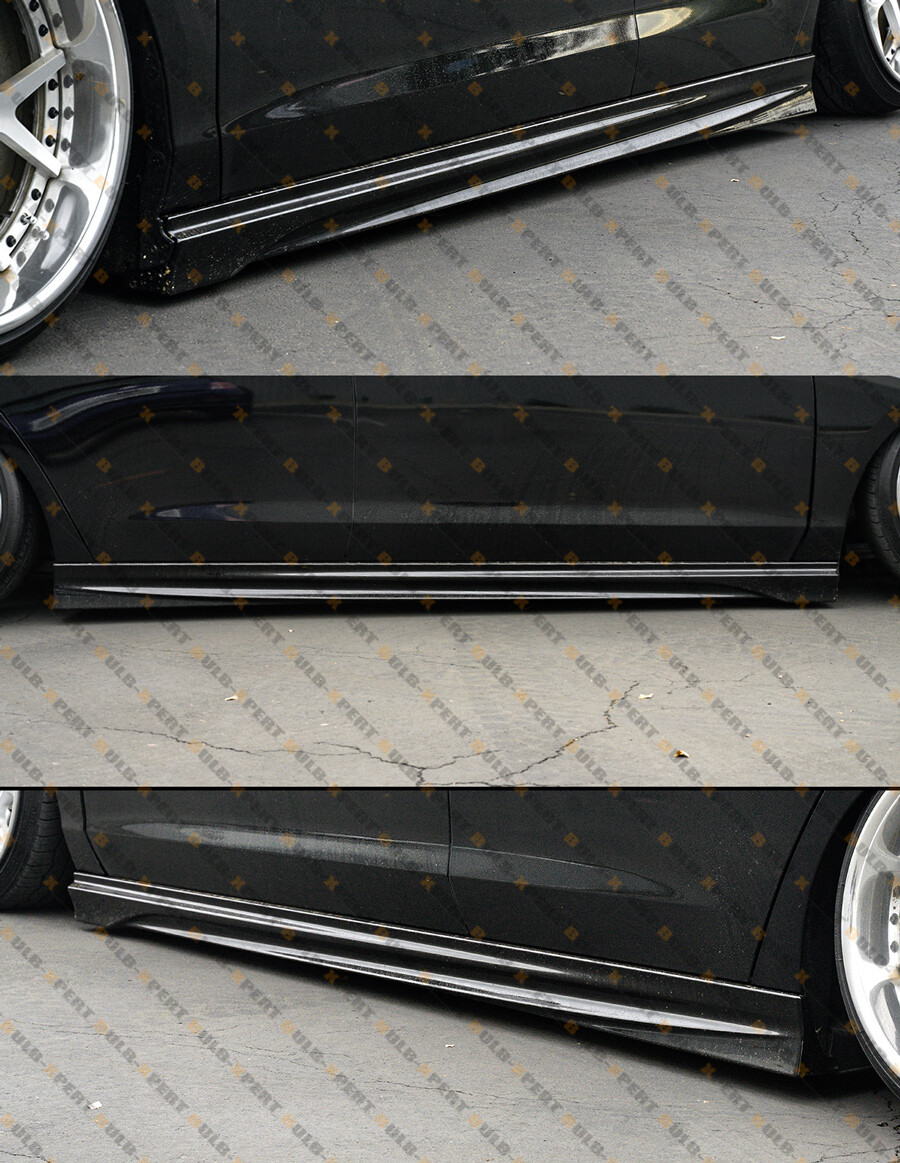 For 2023-2024 Honda Accord Akasaka JDM Gloss Black Add On Side Skirt Extensions