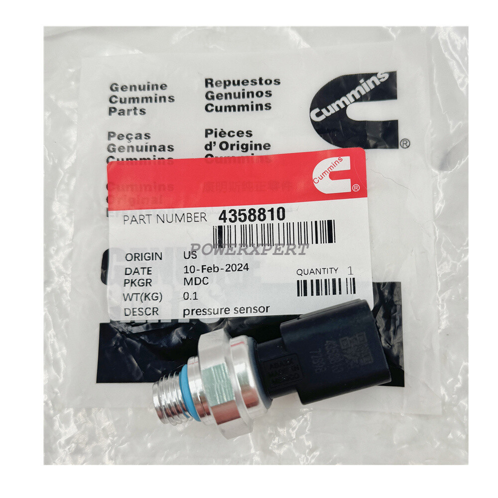 Cummins Genuine Oil Pressure Sensor 4358810 For ISF ISG 4B 6B ISB QSB 4921517