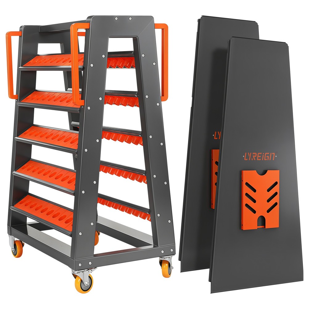 CNC Tool Storage Racks Movable can be Install CAT40-100CAP strong load-bearing