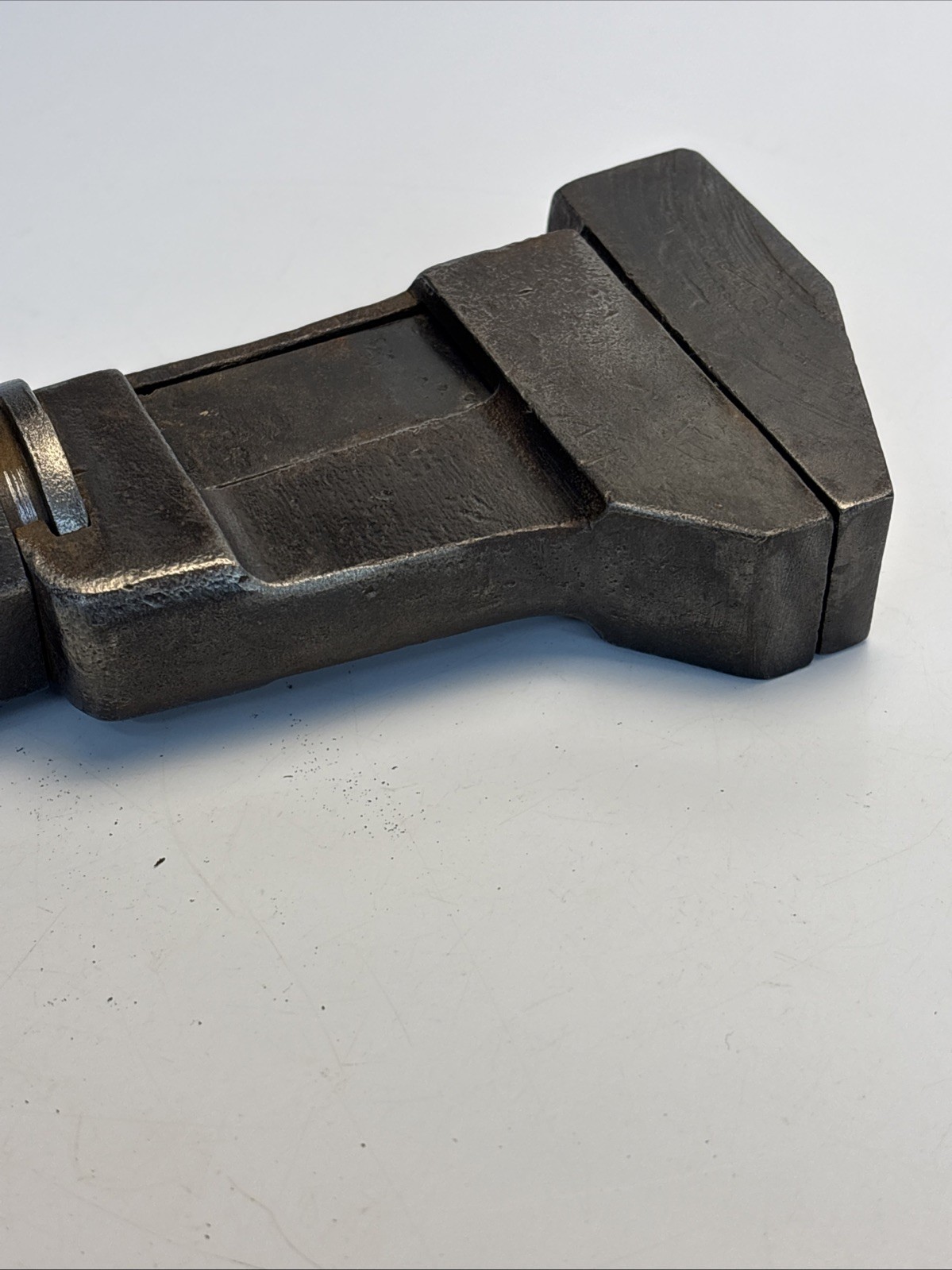 Antique Bemis & Call Co NYC Railroad Springfield Mass 18” Adjustable Wrench