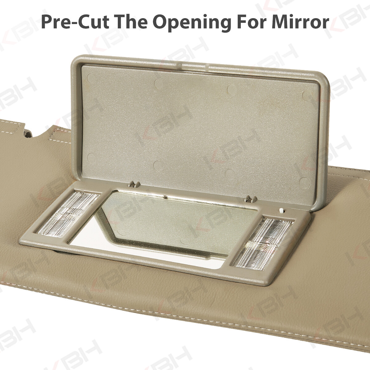 Sun Visor Replacement Cover Leather 95-99 Chevy Tahoe Suburban Yukon Beige Tan