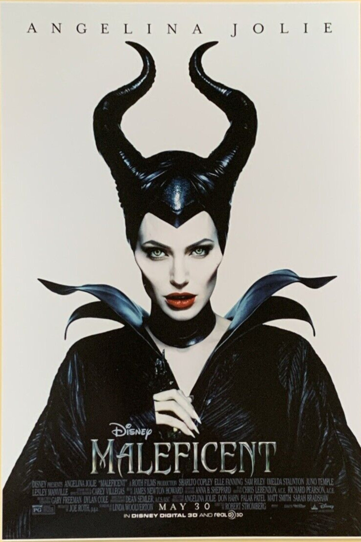 2014 Angelina Joline Disney Maleficent Movie Poster #0004