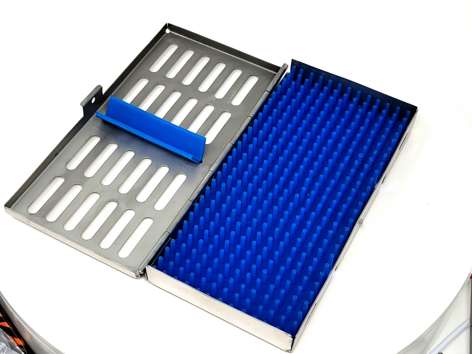 Sterilization Cassette Box 7.25"X3.5" With Silicone Pad For Surgical Instruments