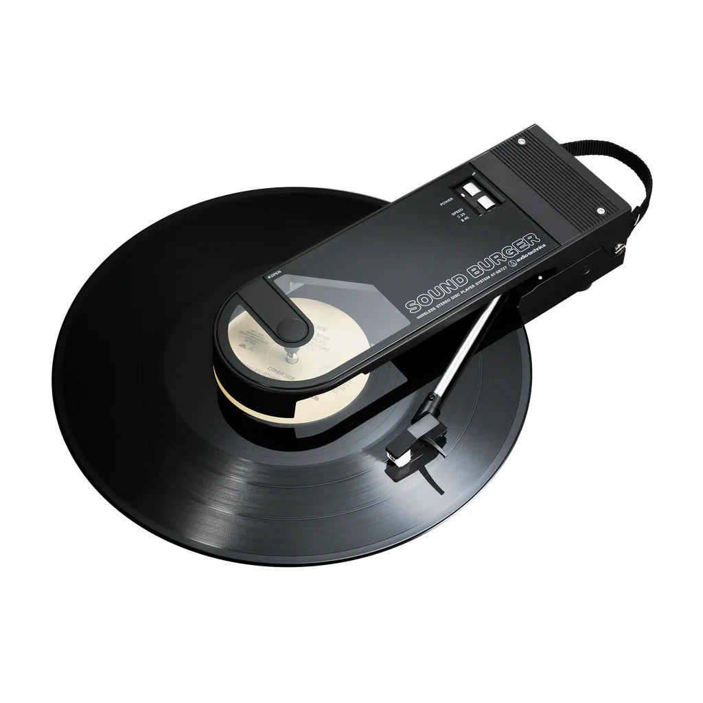 Audio-Technica AT-SB727-BK Sound Burger Portable Bluetooth Turntable Black [NEW]