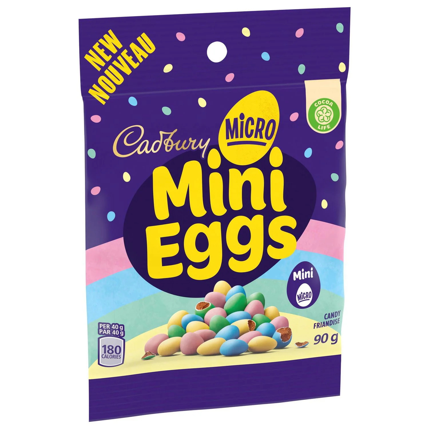 Cadbury Micro Mini Easter Eggs, 90g/3.2 oz
