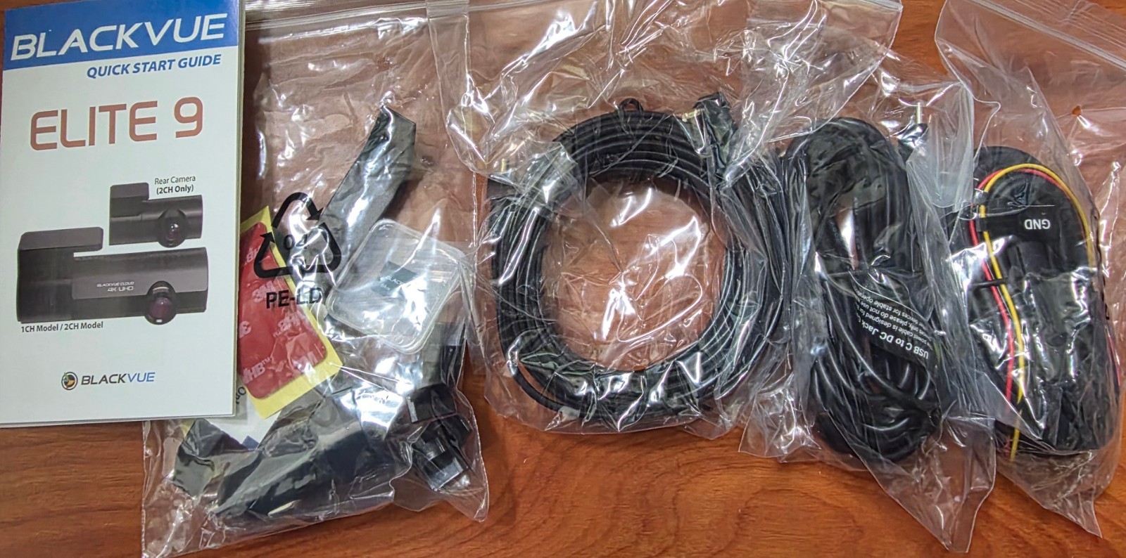 BlackVue ELITE 9-2CH 4K+2K UHD Dash Cam Sony STARVIS 2 Cloud GPS Wi-Fi 64GB