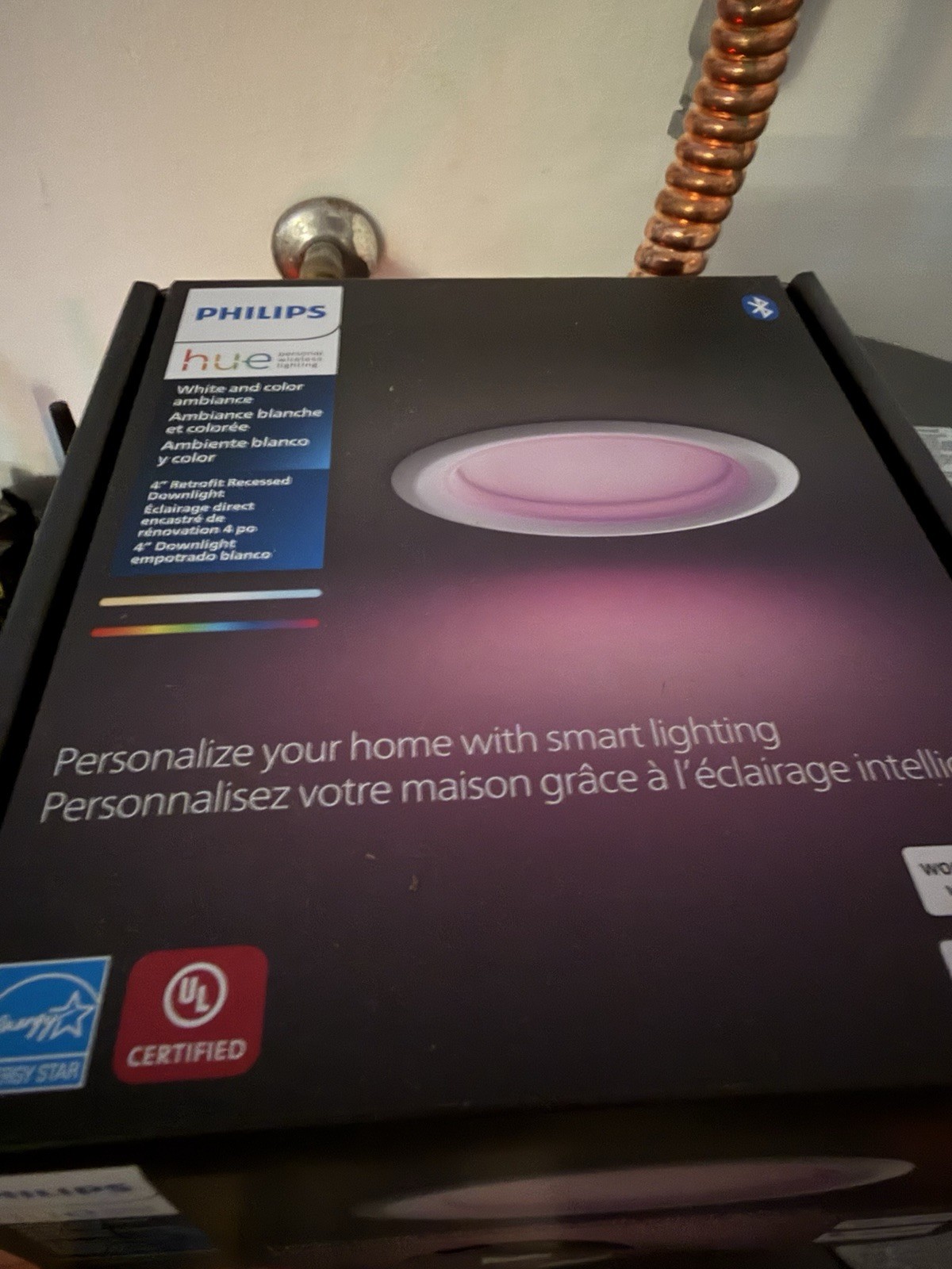 Philips Hue White & Color Ambiance 4" 650 Lumen Retrofit Recessed Downlight