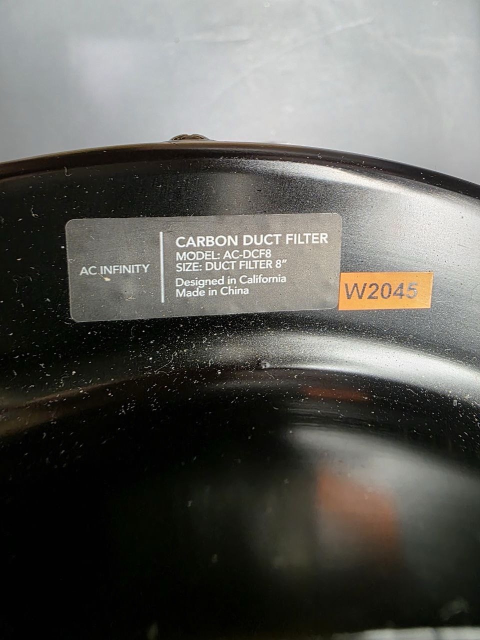 Air Carbon Filter 12" Australian Charcoal, Odor Control, Hydroponics, Grow Rooms