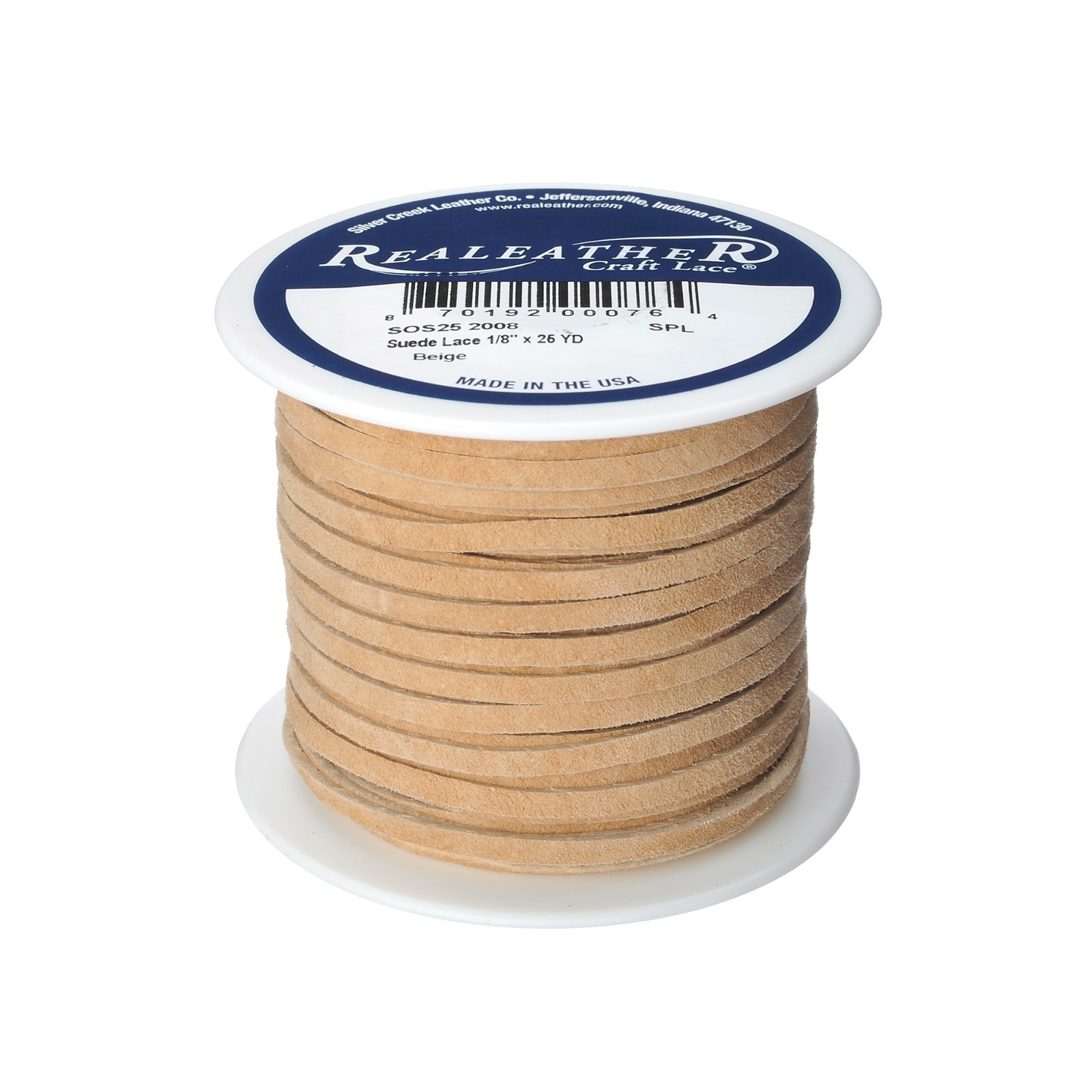 Suede Lace 1/8" x 25yd Spool Craft Leather Lace Various Colors Jewelry Garments