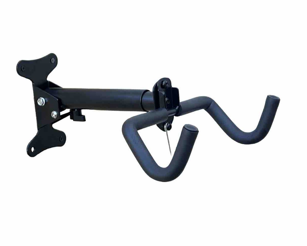Bicycle Storage Wall Mount Rack Hanger Cycling Steel Garage Space Saving Holder