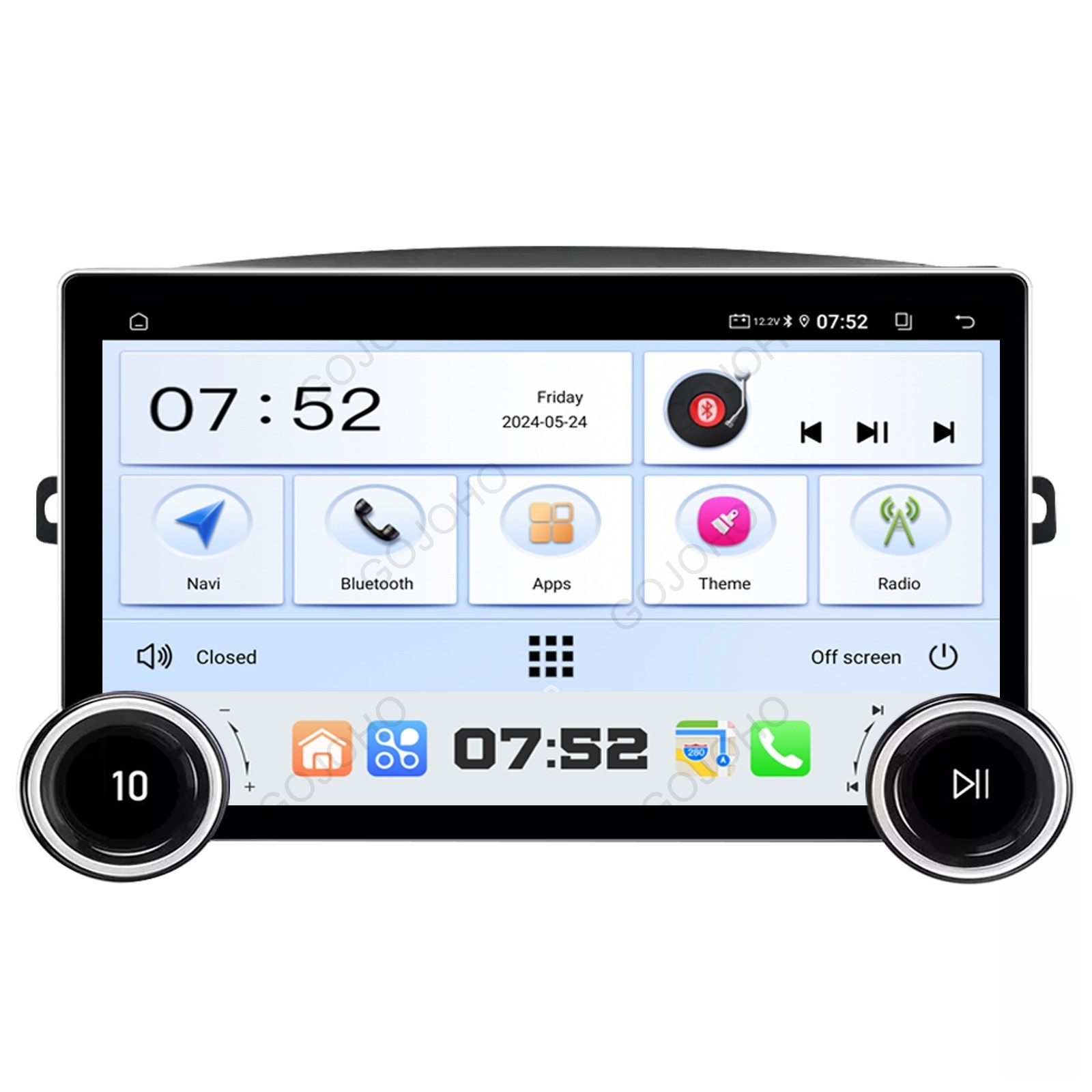 CarPlay 4+64GB For Toyota Sienna 2004-2010 Android 13 Car Stereo Radio Navi GPS