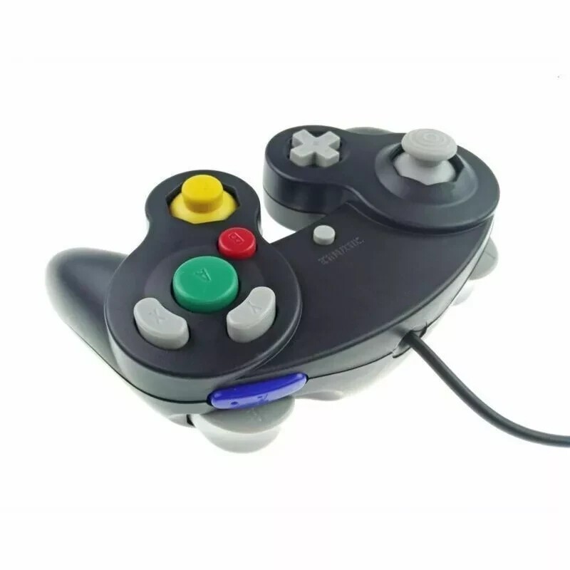 Black Wired NGC Controller Gamepad For Nintendo GameCube GC & Wii U Console NEW