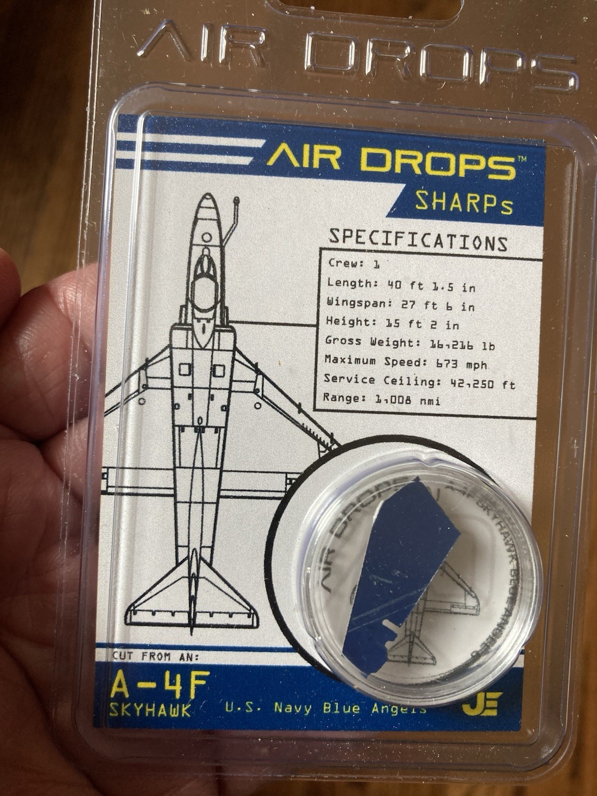 JET EYES U.S. Navy Blue Angels A-4F Skyhawk AIR DROP + SHARP