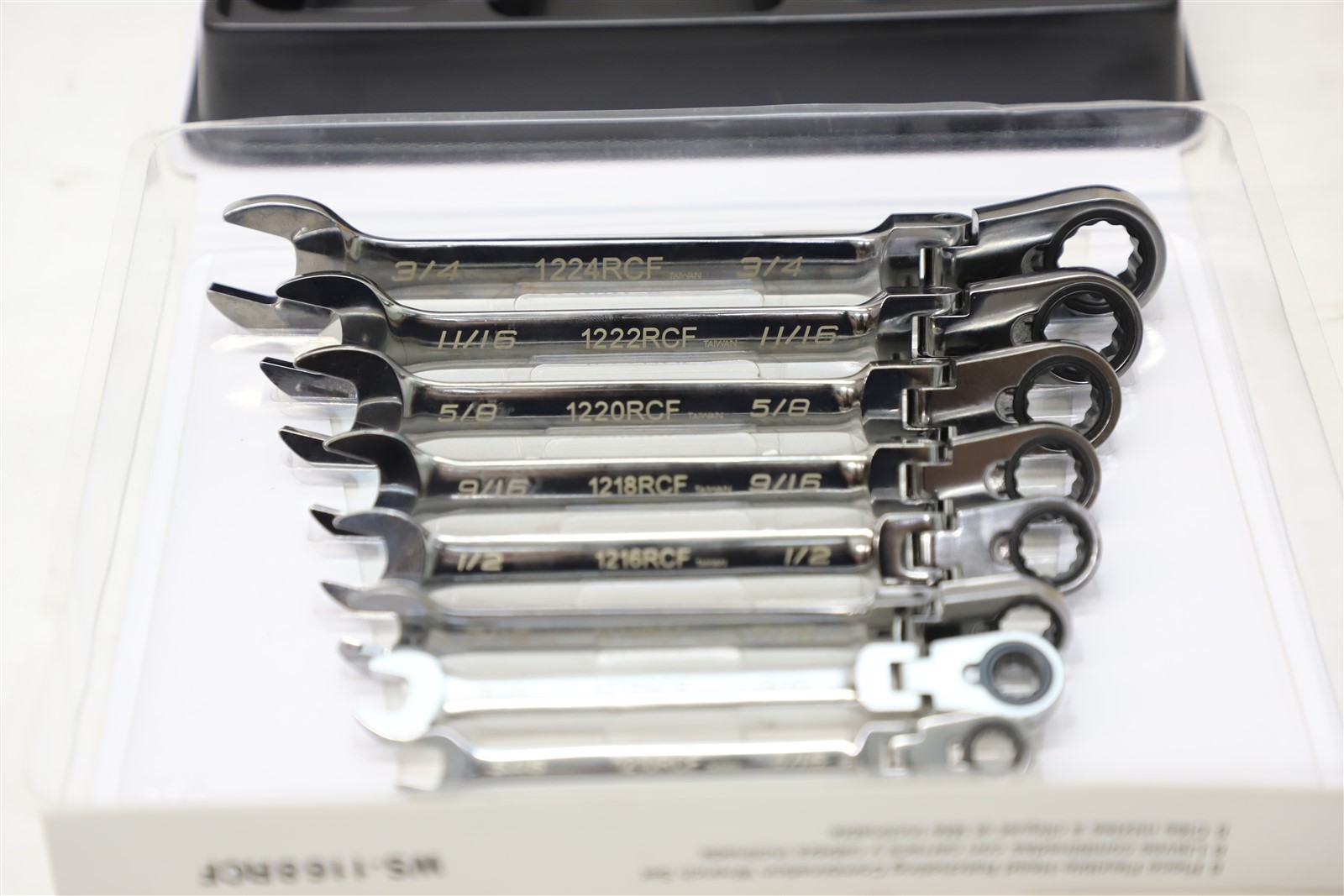 Williams Flex-Head Ratcheting Combo Wrench Set - 8 pcs. - WS-1168RCF