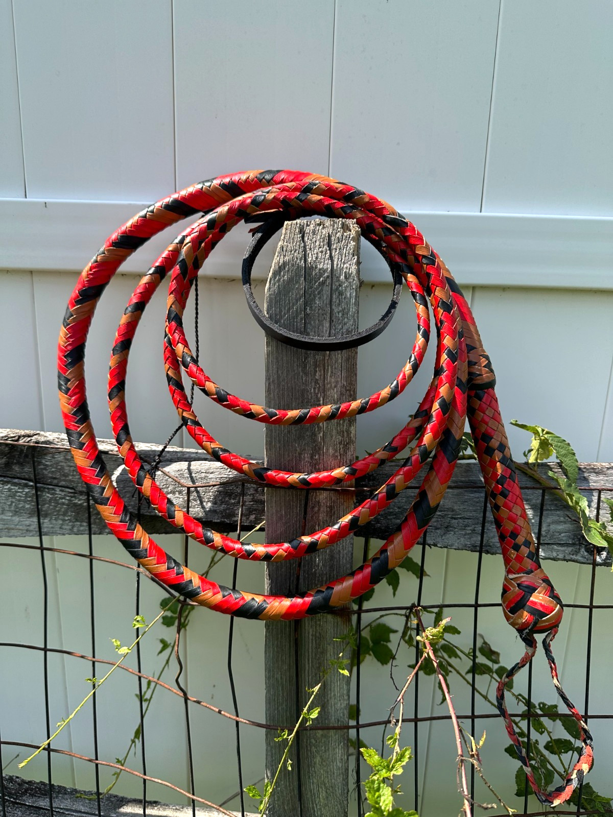 Genuine Kangaroo Hide Leather Bullwhip 08 - 14ft Hand Braided Indiana Jones Whip