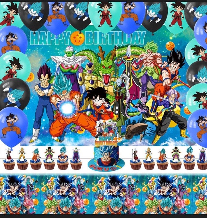 Dragon Ball z Party Supply kit With Add-ons